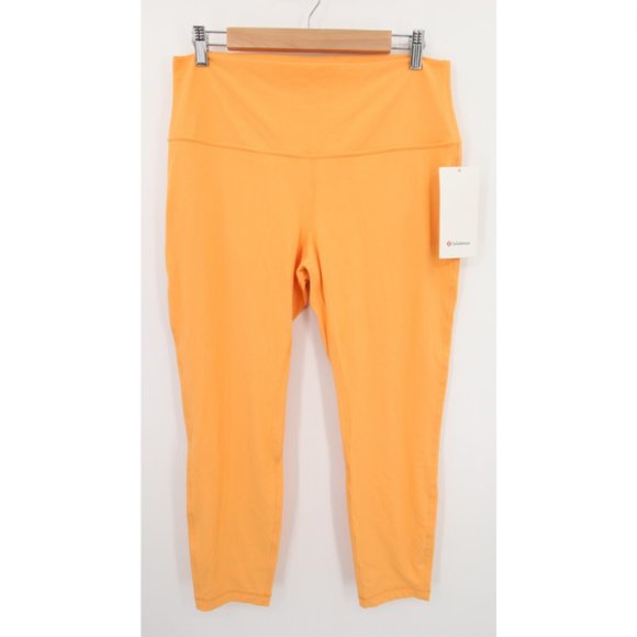 lululemon athletica Pants - Lululemon Align Leggings Size 14 Align Ribbed High Rise Pants 25" Mango Dream